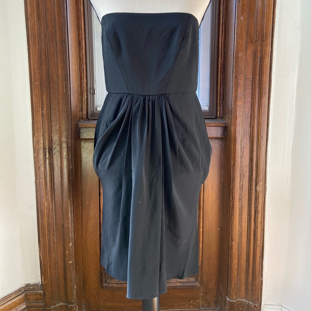 New w/tags Tibi black strapless cocktail dress